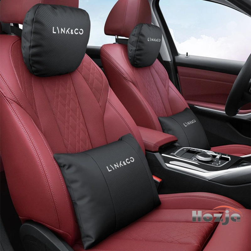 Embroidery Underlay - พรีเมี่ยมเย็บปักถักร้อยโลโก้รถคอหมอนเอวเบาะสําหรับLYNK&CO 01 PHEV 02 03 03