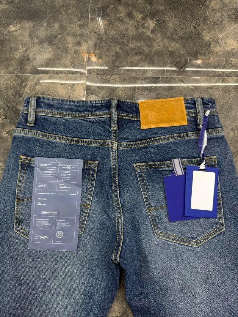 Embroidery Jeans - กางเกงยีนส์ผู้ชายทรงตรงผ้าฝ้ายบางรุ่นใหม่ปี 2026 พร้อมซิปและลายปัก ระบายอากาศได้ดี สวมใส่สบาย ขนาด