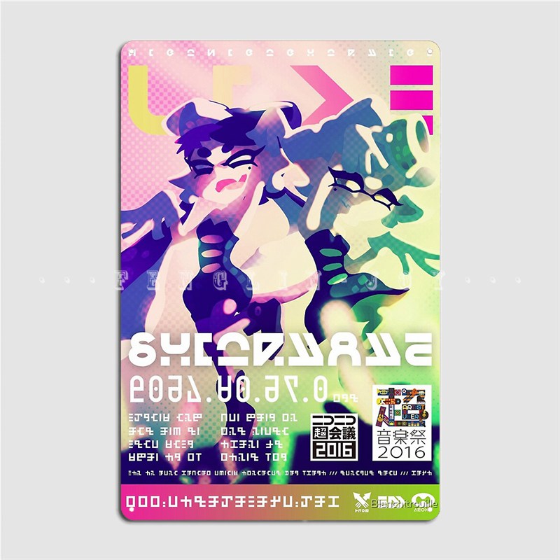 Squid Sisters คอนเสิร์ตโปสเตอร - Embroidery Workshop บทวิจารณ์และราคา