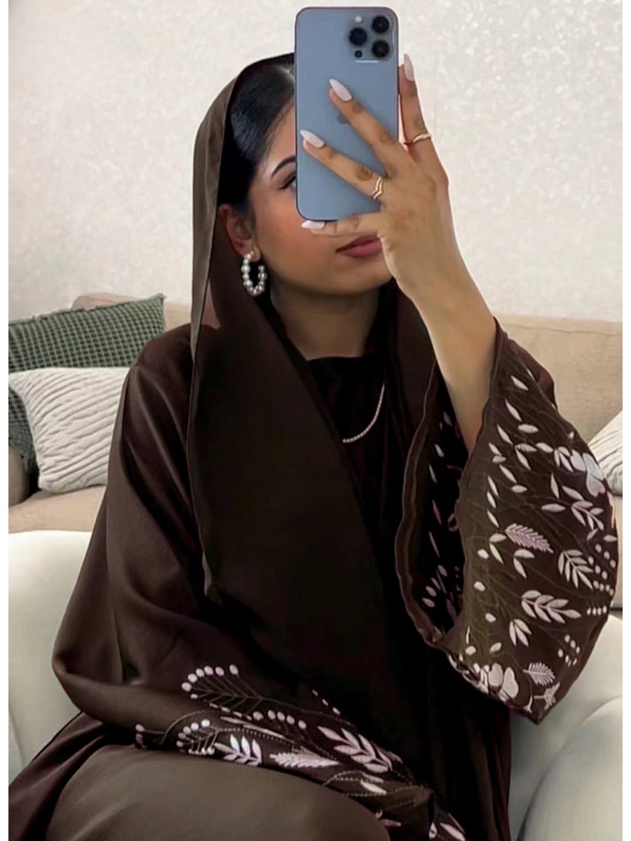 ชุดเดรสอาบายาไก่งวงสำหรับเสื้อ - Embroidery Kaftan บทวิจารณ์และราคา