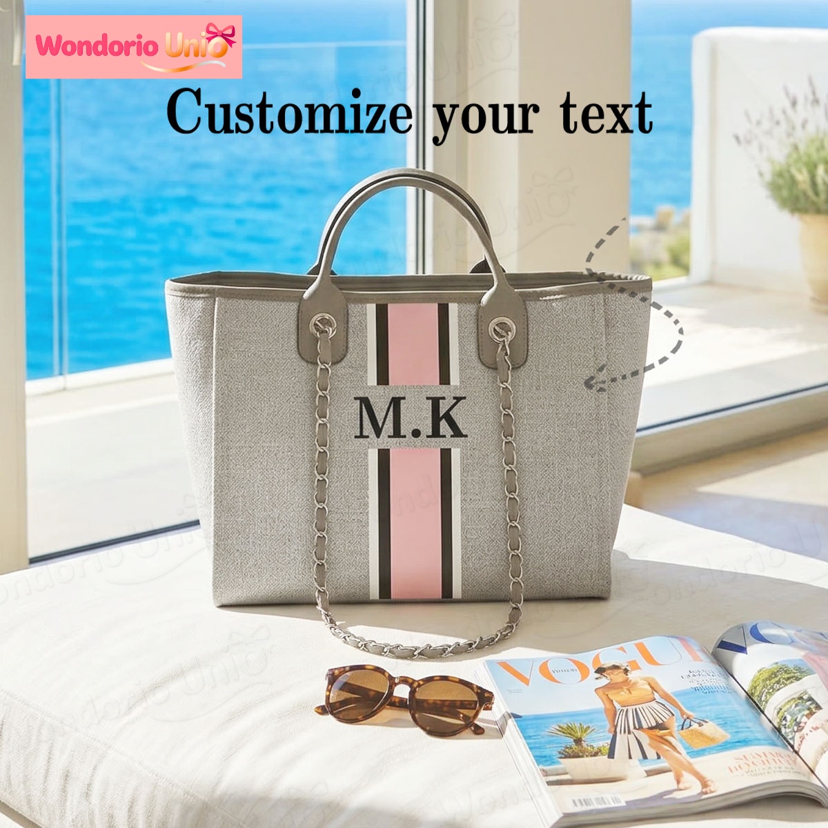 กระเป๋าผ้าแคนวาสปักอักษรย่อแบบ - Embroidery Initials Designs บทวิจารณ์และราคา