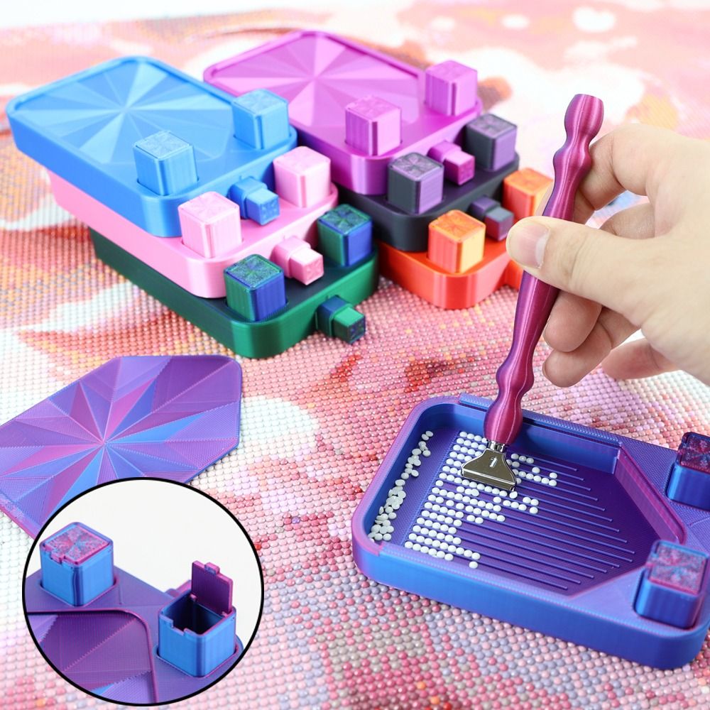 ถาดใส่เพชรสำหรับงาน DIY พร้อมฝ - Embroidery Underlay บทวิจารณ์และราคา