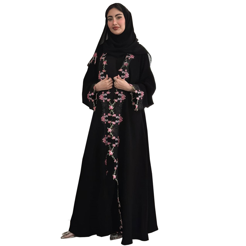 ชุดอาบายะห์สำหรับผู้หญิง ชุดอี - Embroidery Kaftan บทวิจารณ์และราคา