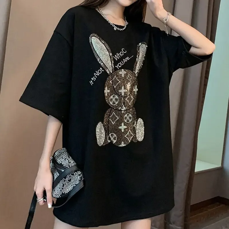 เสื้อยืดลำลองฤดูร้อนสำหรับผู้ห - Embroidery Print บทวิจารณ์และราคา