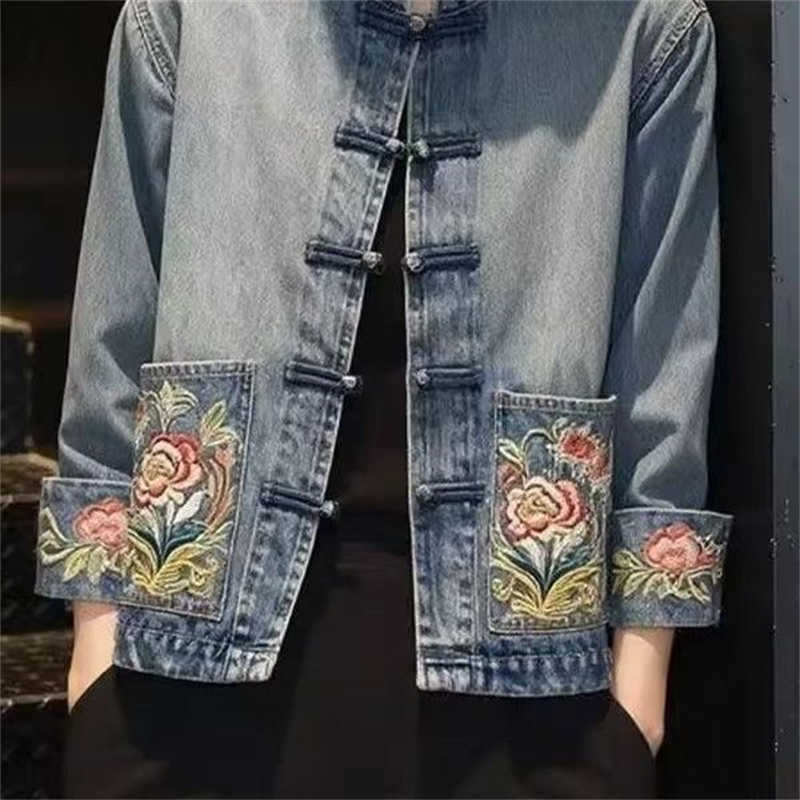 เสื้อแจ็คเก็ตยีนส์ปักลายสวยงาม - Embroidery Jeans บทวิจารณ์และราคา