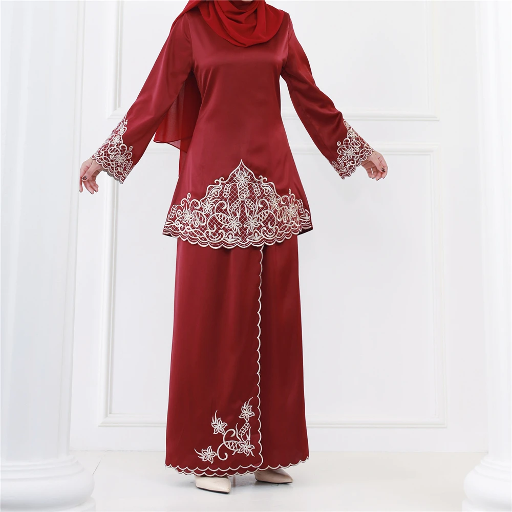 ชุดอาบายะปักลายสำหรับวันอีด ชุ - Embroidery Kaftan บทวิจารณ์และราคา