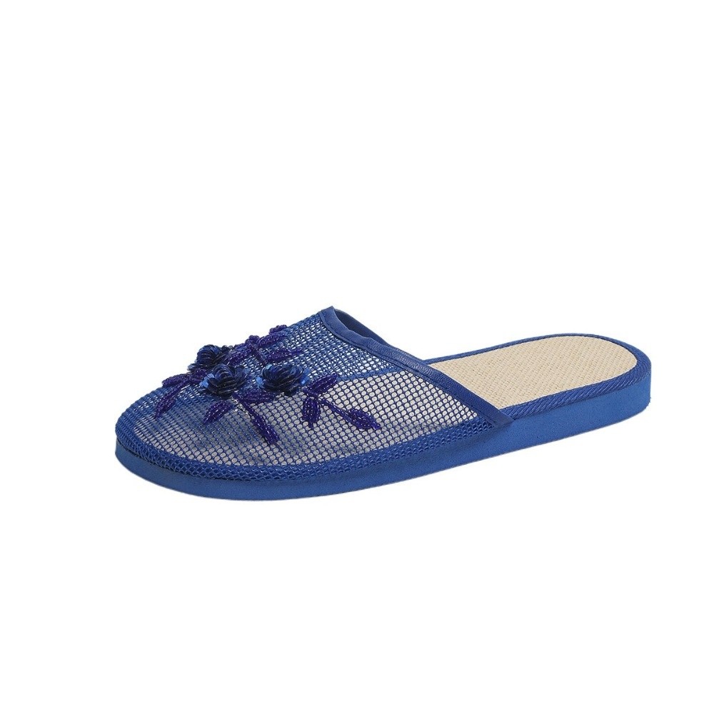 รองเท้าแตะตาข่ายปักลายดอกไม้แบ - Embroidery Underlay บทวิจารณ์และราคา
