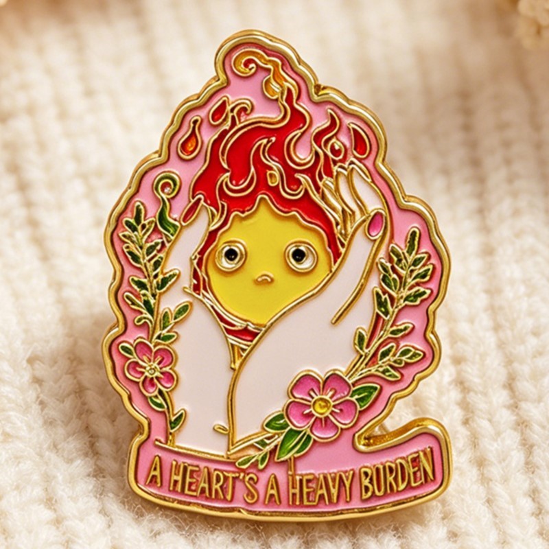 หัวใจคือภาระหนัก เข็มกลัดเคลือ - Embroidery Garment บทวิจารณ์และราคา