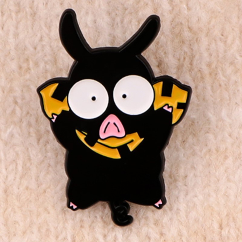 เข็มกลัดเคลือบอีนาเมลลายตัวการ - Embroidery Garment บทวิจารณ์และราคา
