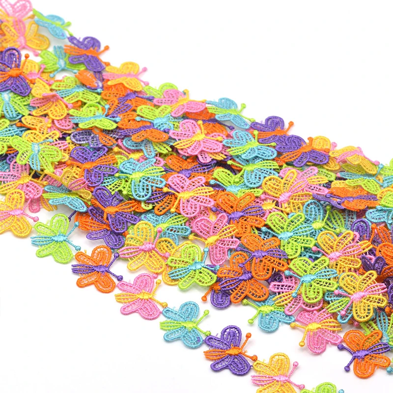 15 หลาที่มีสีสัน Daisy ดอกไม้เ - Embroidery Daisy Flower บทวิจารณ์และราคา