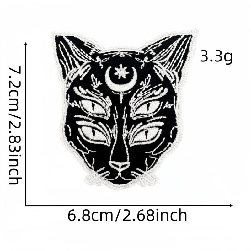 แผ่นป้ายปักลายกากเพชรรูปหัวกะโ - Embroidery On Black Shirt บทวิจารณ์และราคา