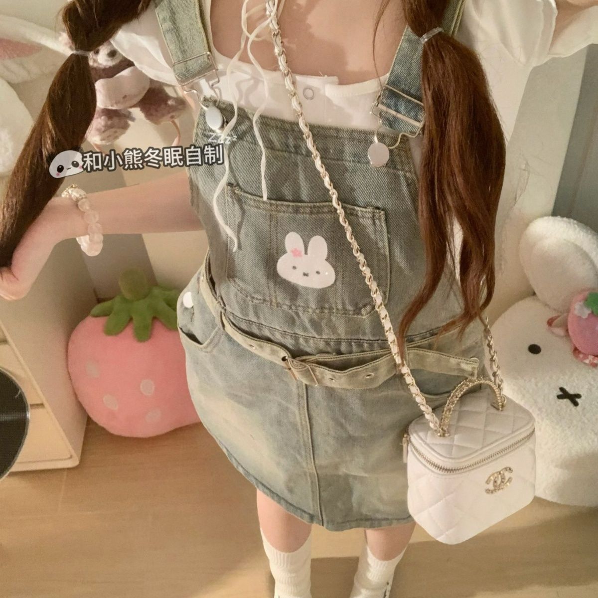 กางเกงขาสั้นผ้ายีนส์ปักลายดอกเ - Embroidery Daisy Flower บทวิจารณ์และราคา