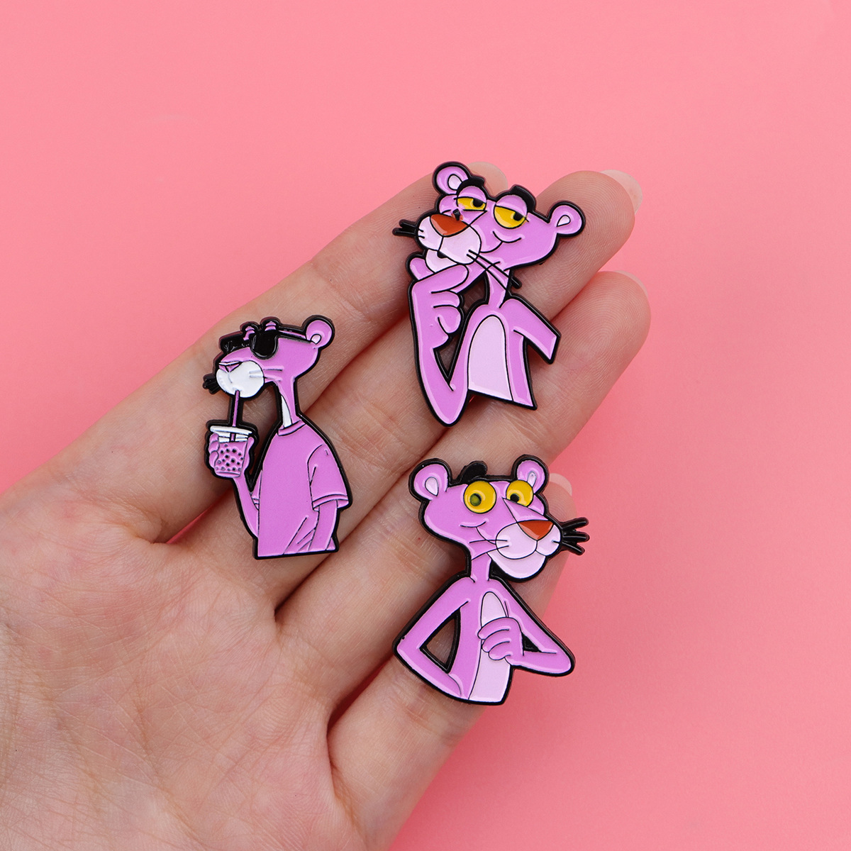 เข็มกลัดลายเสือดาวการ์ตูนน่ารั - Embroidery Garment บทวิจารณ์และราคา