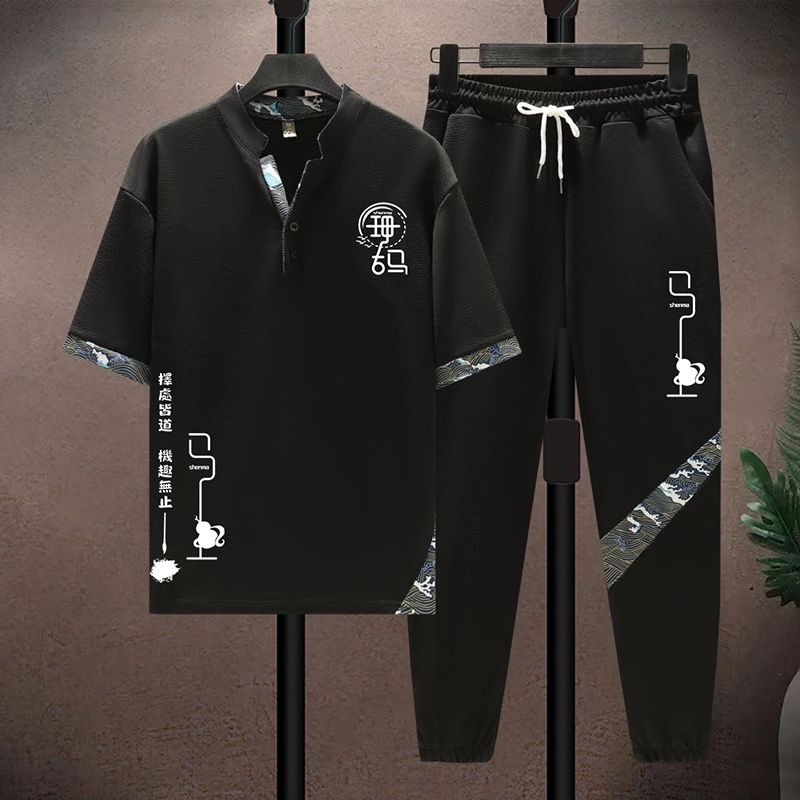 เสื้อยืดแขนสั้นผ้าไหมน้ำแข็งพิ - Embroidery Print บทวิจารณ์และราคา