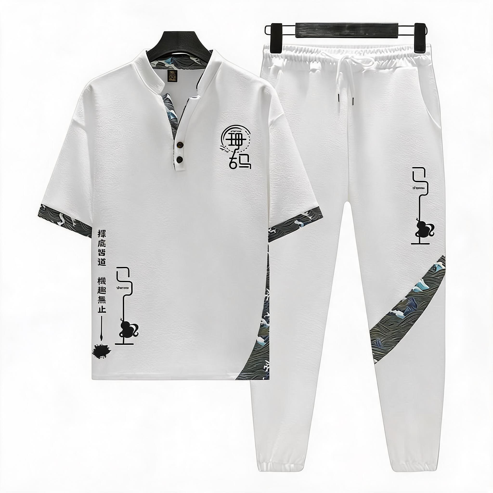 เสื้อยืดแขนสั้นผ้าไหมน้ำแข็งพิ - Embroidery Print บทวิจารณ์และราคา
